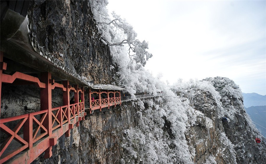 Thiên Môn Sơn vào mùa đông
