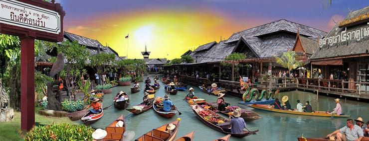 Mô hình chợ nổi Thái Lan
