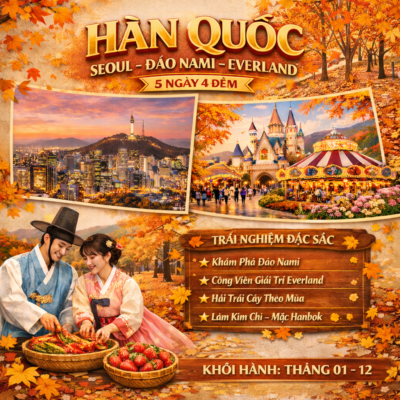 HÀN QUỐC SEOUL - NAMI - EVERLAND 2026